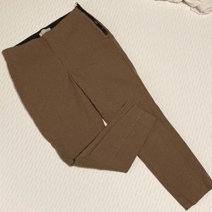 Everlane Plaid Side Zip Stretch Work Pant size 6